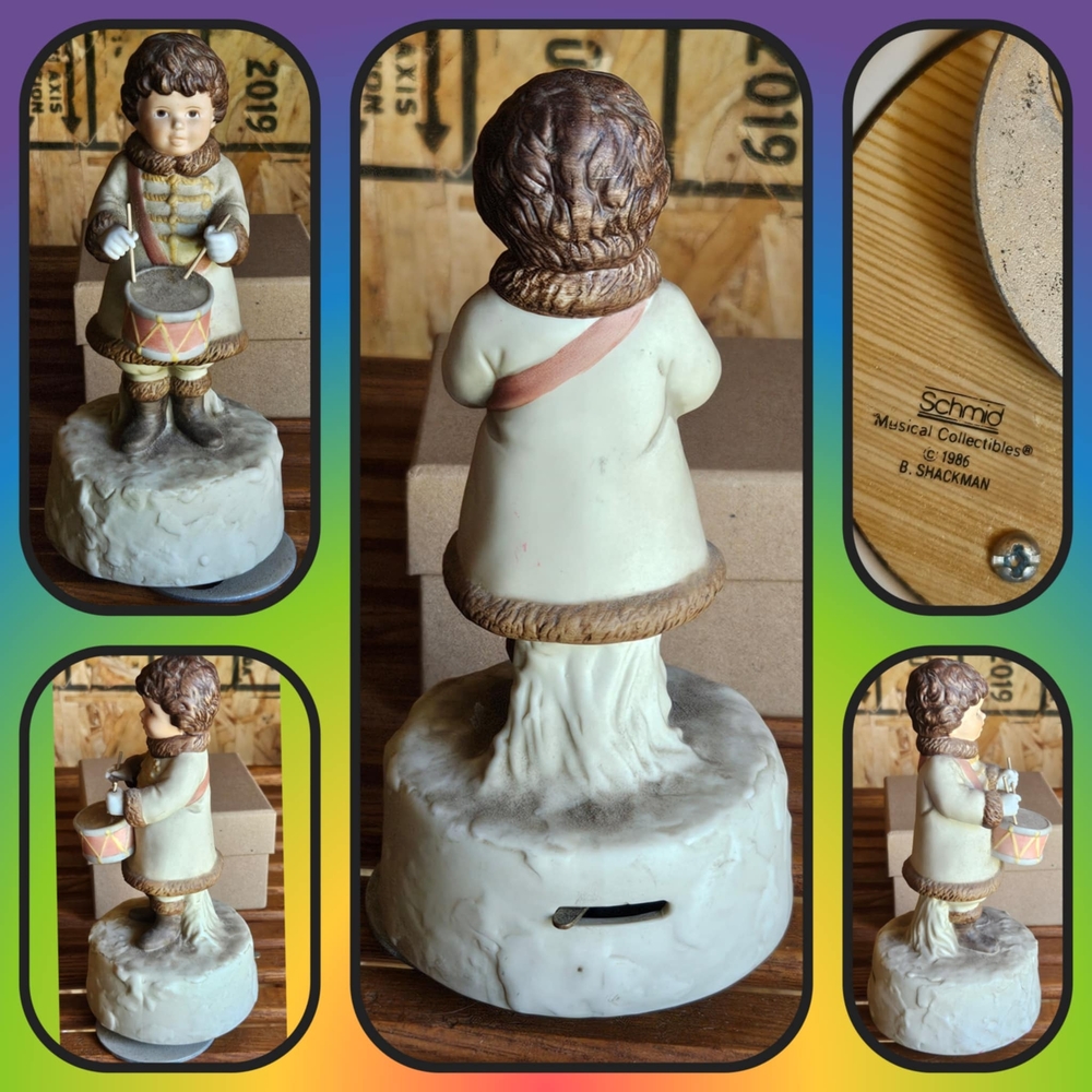 Musical Collectible FSCHMID THE LITTLE DRUMMER BOY 1986